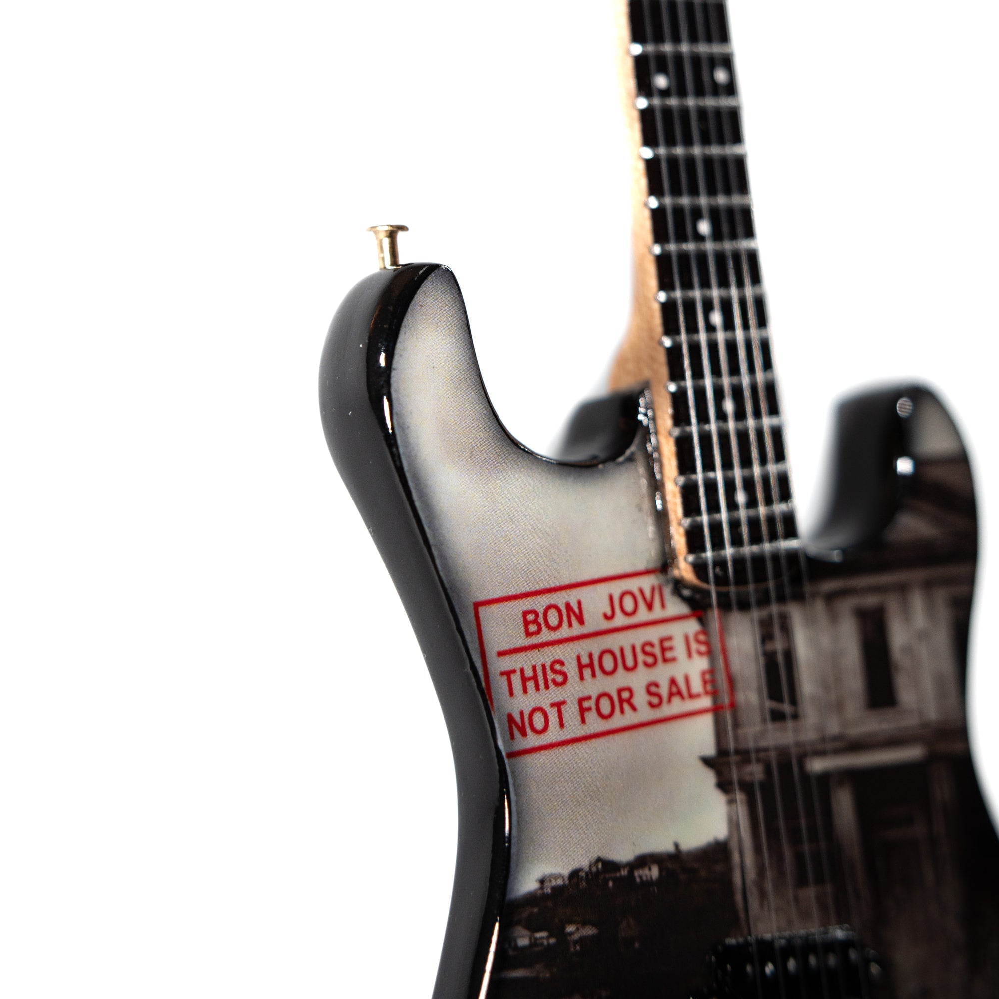 Bon Jovi This House Is Not For Sale Mini Axe Miniature Guitar