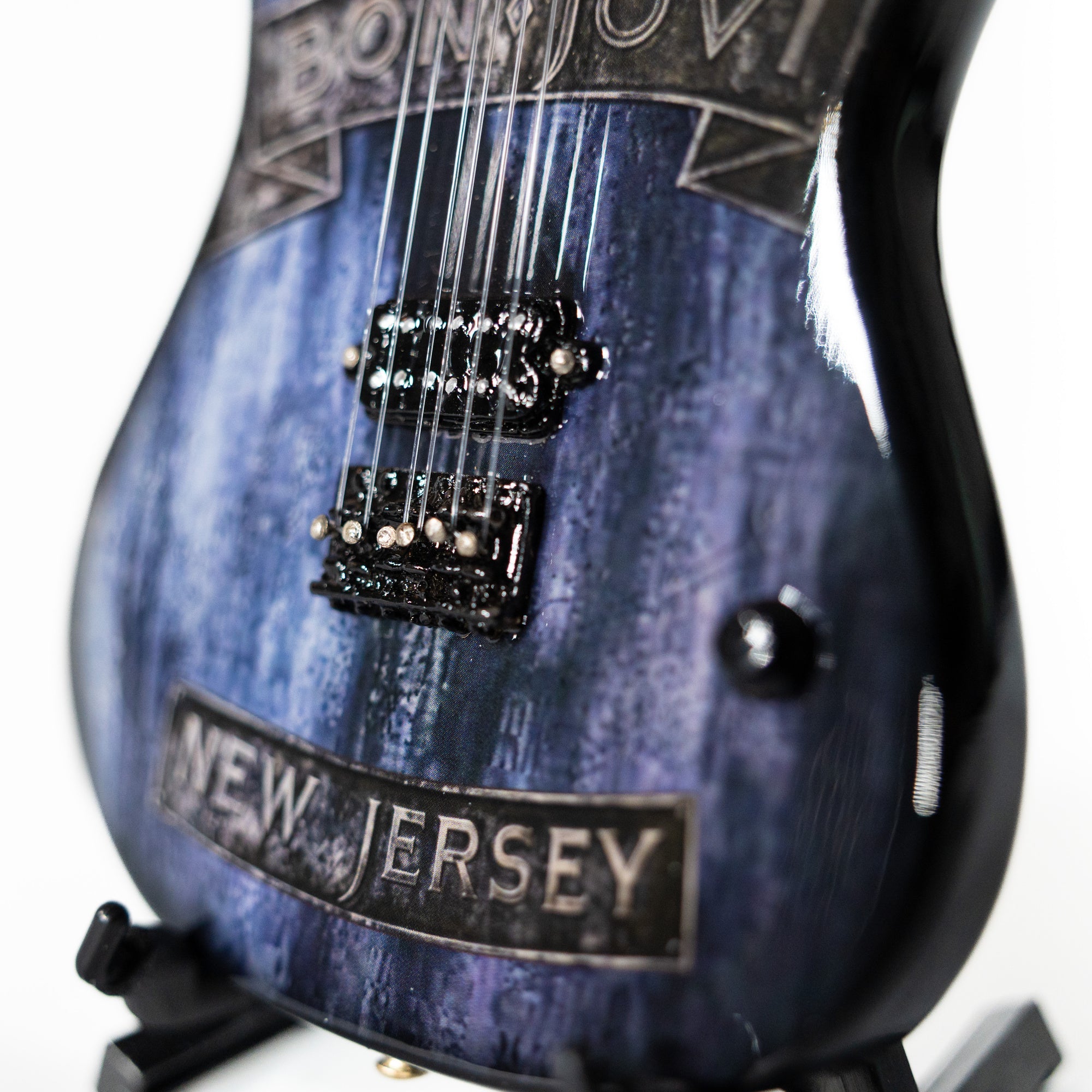 Bon Jovi New Jersey Mini Axe Miniature Guitar