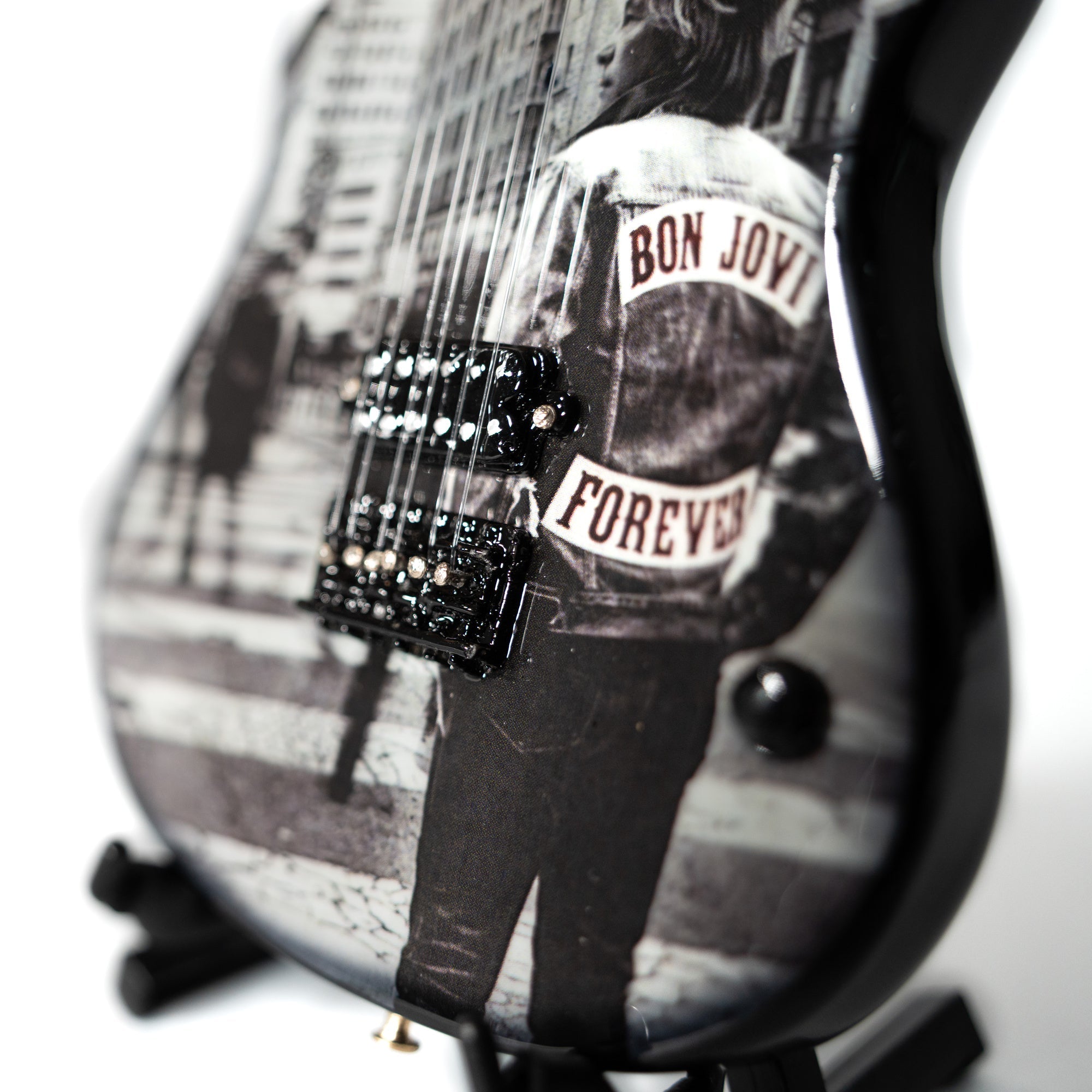 Bon Jovi Forever Album Mini Axe Miniature Guitar