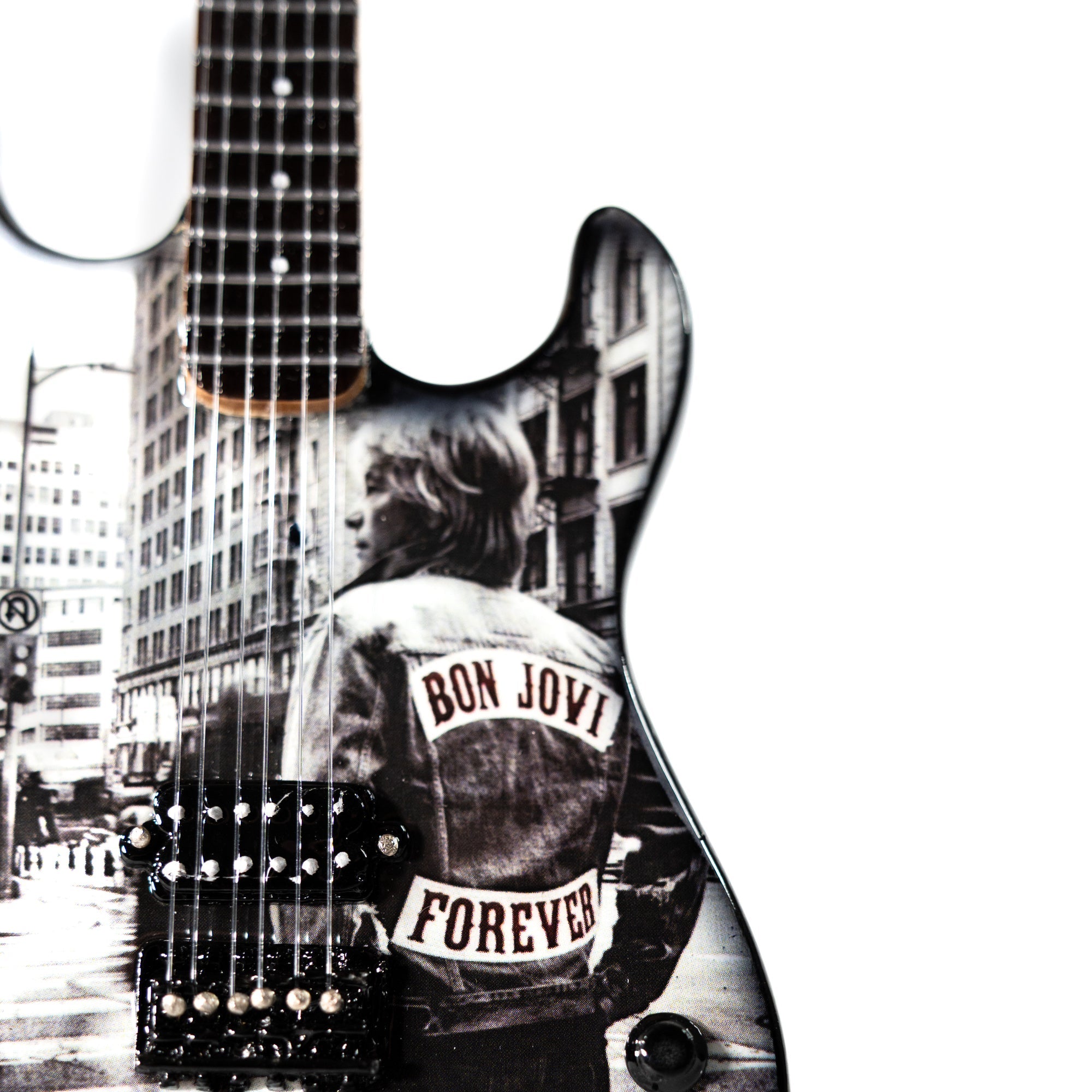Bon Jovi Forever Album Mini Axe Miniature Guitar