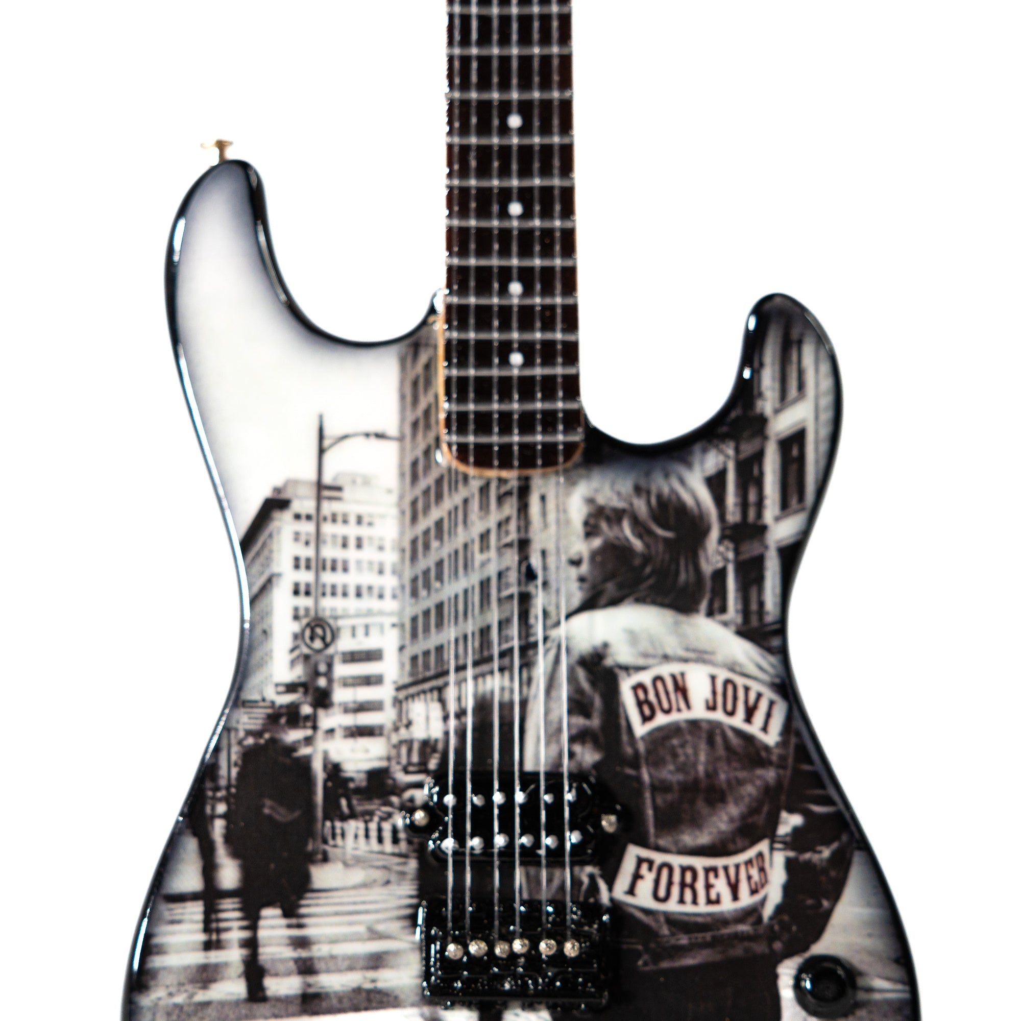 Bon Jovi Forever Album Mini Axe Miniature Guitar