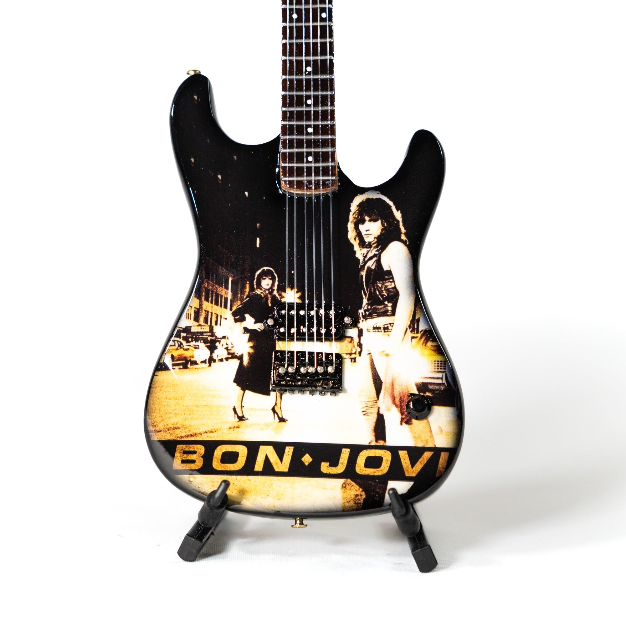 FranklinMint.com | Bon Jovi Original Mini Axe Miniature Guitar