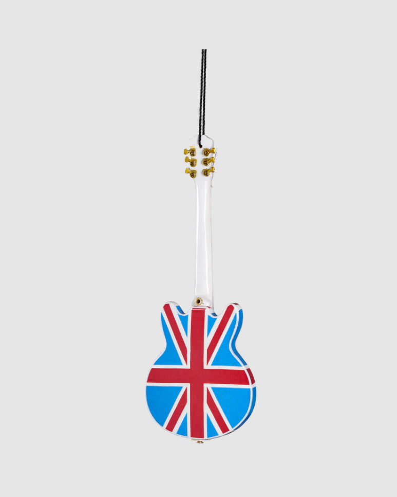 6" Gibson® Epiphone Union Jack Sheraton Guitar Holiday Ornament