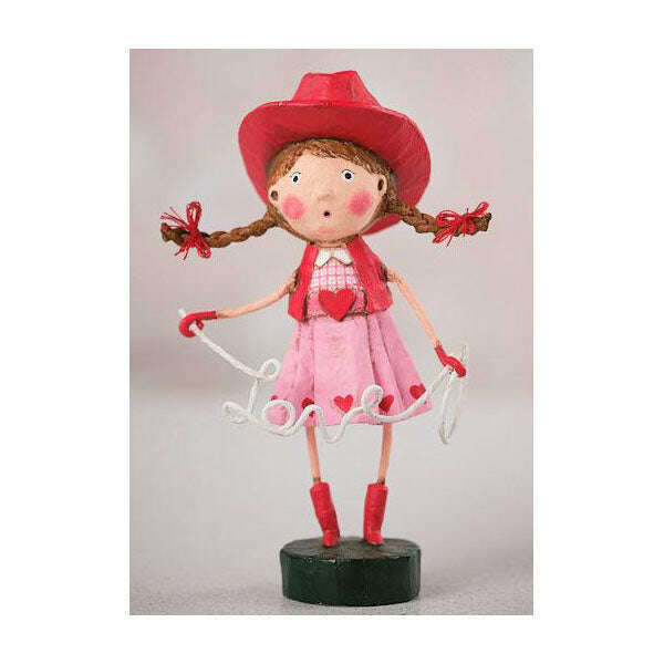 Lassoed by Love Valentine's Day Figurine by Lori Mitchell