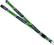 Seattle Seahawks Lanyard Keychain Double Sided Breakaway Safety Design Adult 18 Inch