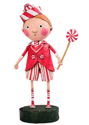 Peppermint Pete Christmas Figurine by Lori Mitchell — 6.5-Inch Poly Resin Collectible (New 2026)
