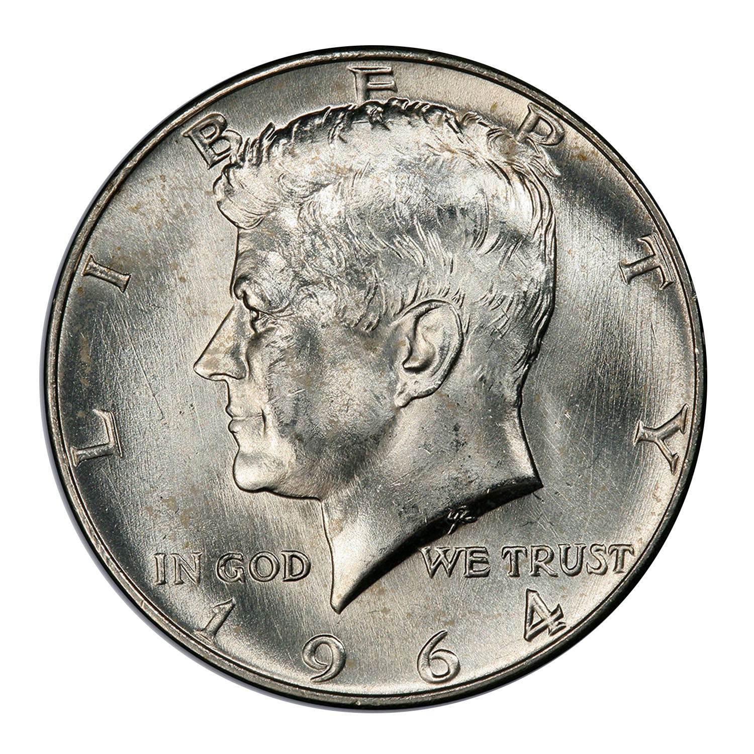 U.S. Kennedy Silver Half Dollar (1964) - Icons of American Coinage