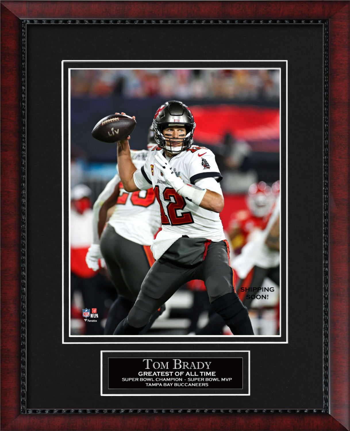 Tom Brady Tampa Bay Buccaneers and New England Patriots Framed Photo C –  Franklin Mint