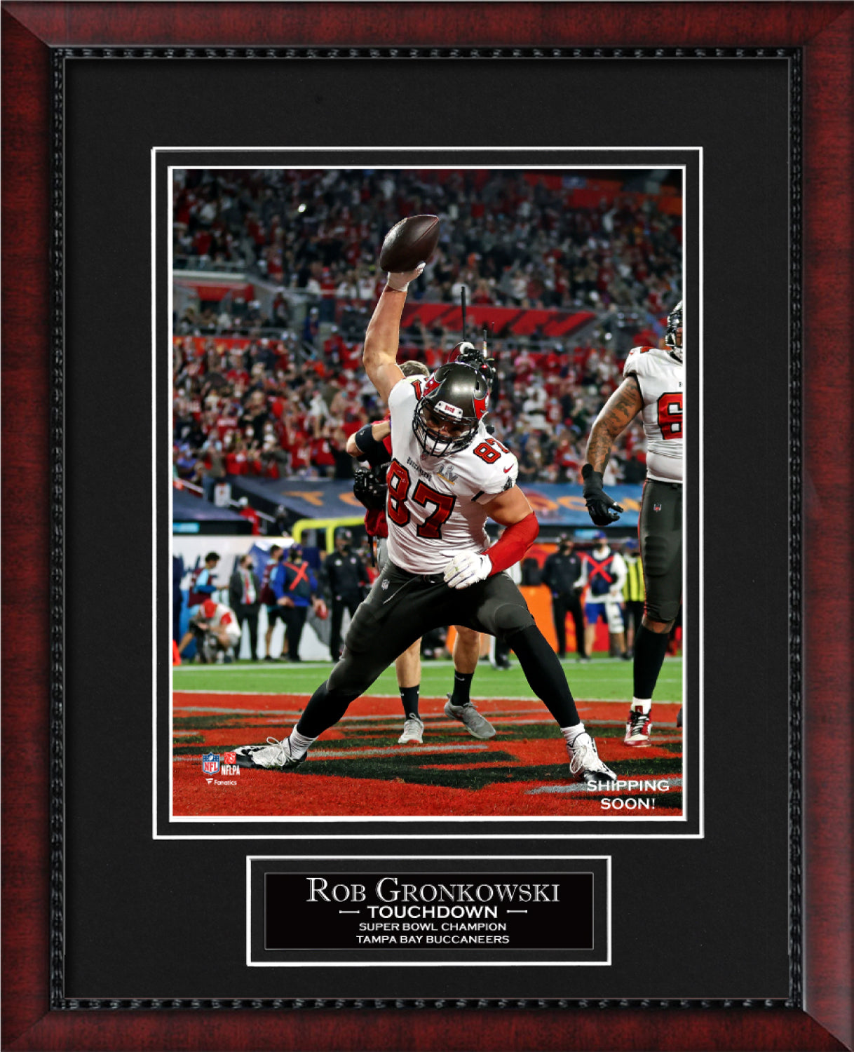 Rob Gronkowski Signed Special Buccaneers Custom Jersey with Gronk Smash  Image