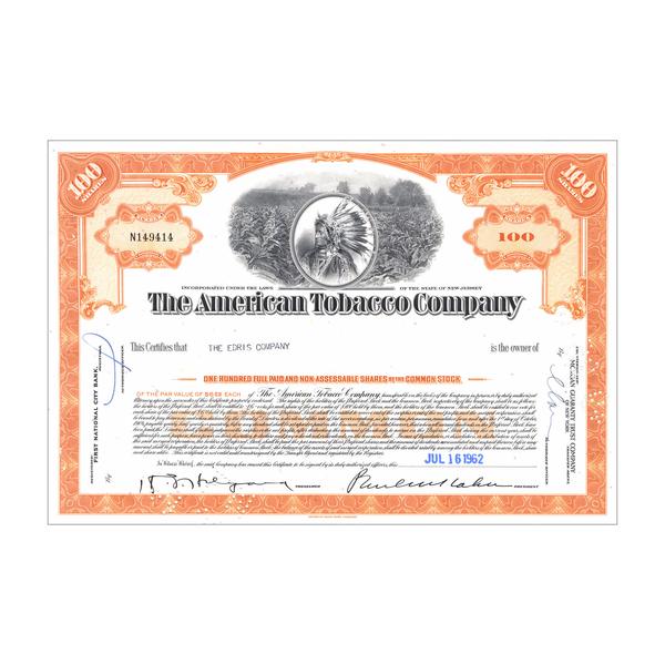 Issued by the American Tobacco Company