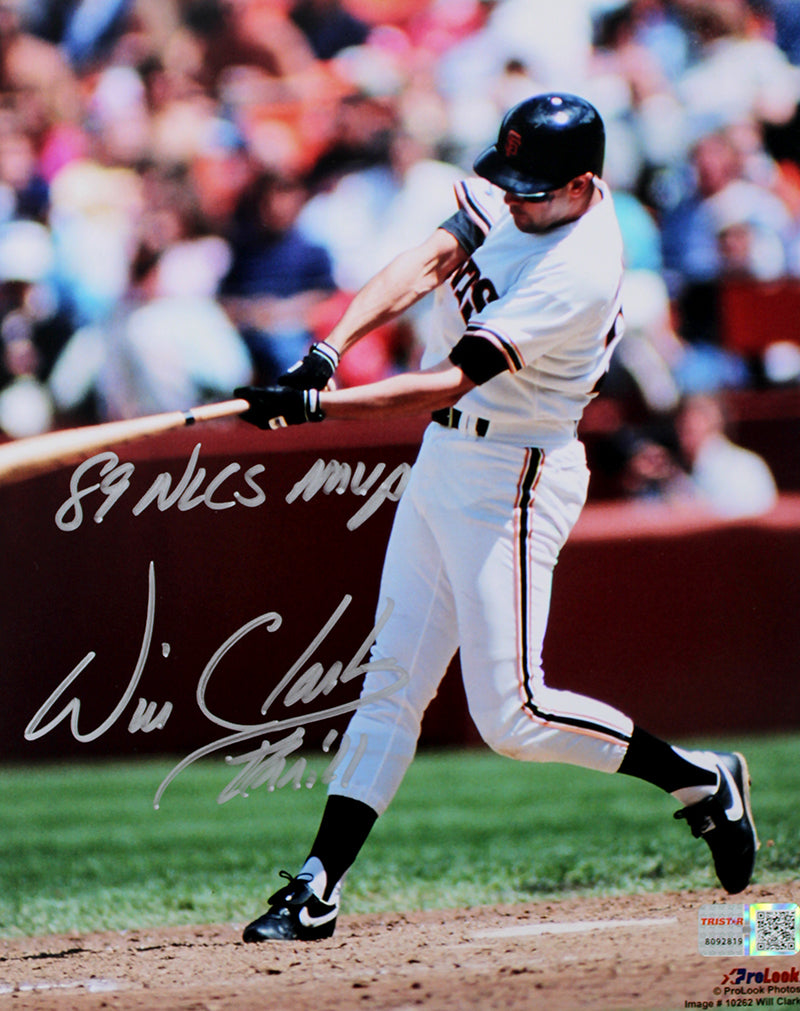 Lot Detail - 1989 WILL CLARK AUTOGRAPHED GAME USED SAN FRANCISCO