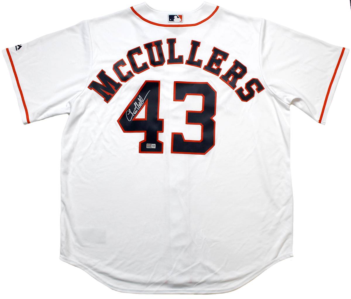 LANCE McCULLERS HAND SIGNED HOUSTON ASTROS JERSEY BAS BECKETT CERT #1