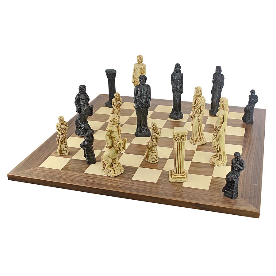 Franklin Mint ++ Schach der Götter + Chess Set of the Gods Game ++  Schachspiel