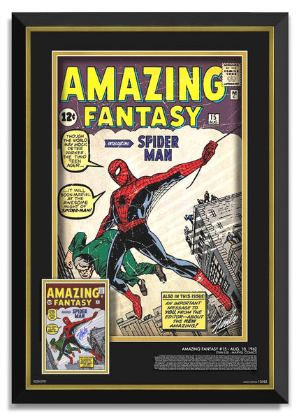 Marvel Comics Amazing Fantasy #15 1st appearance of Spiderman cover print  11 by 17, 8.5 by 11 or 15 by 24 (not the actual comic book)