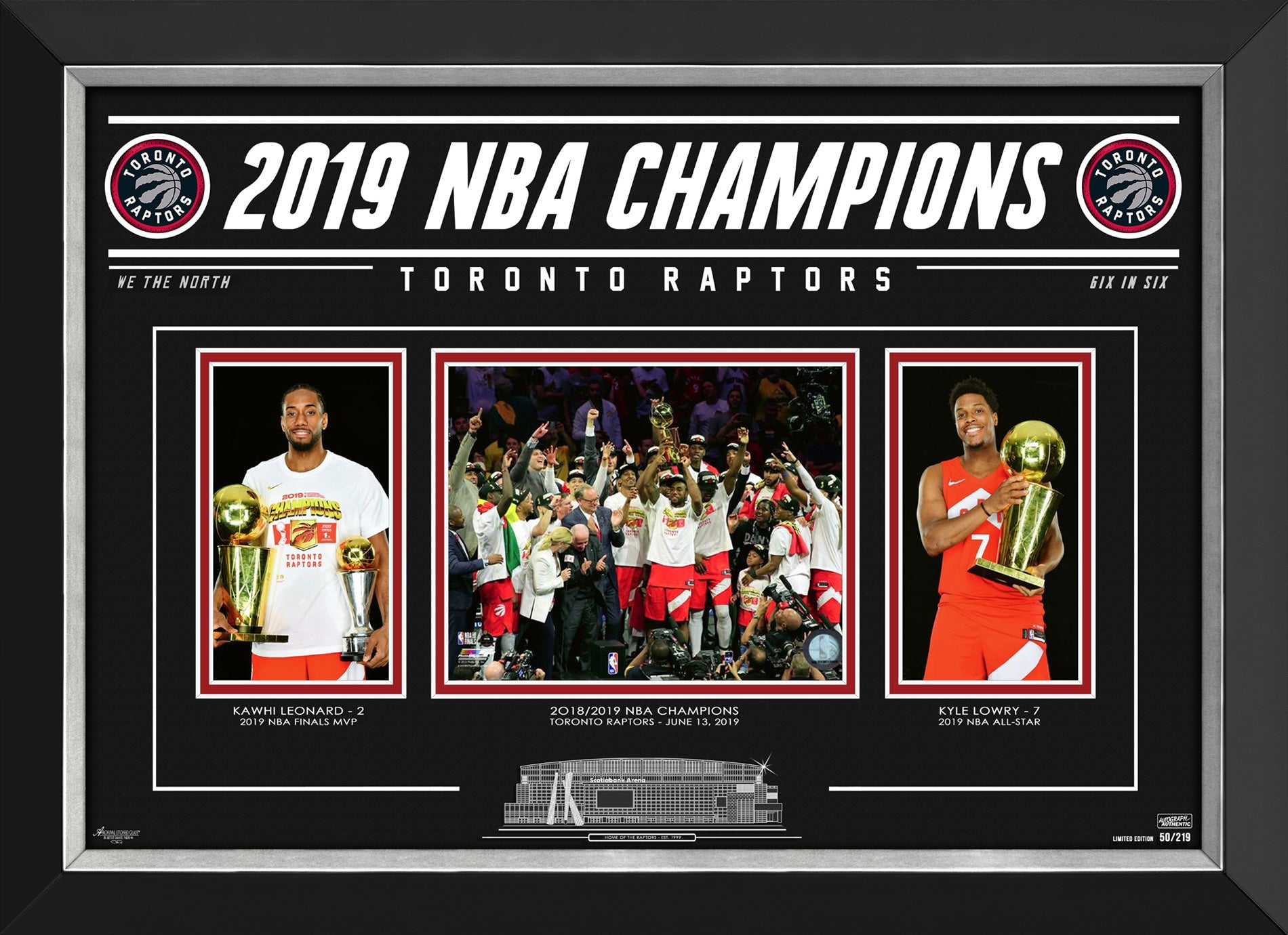 Kawhi Leonard Signed Toronto Raptors 2019 Nba Champions Jersey